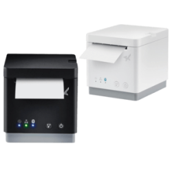 Star mC-Print2, USB, USB Host, BT, Ethernet, 8 pts/mm (203 dpi), massicot, blanc