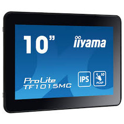 iiyama ProLite TF1015MC-B3, 25,7cm (10,1''), capacitif projeté, 10 pts, USB, Ethernet, en kit (USB), noir