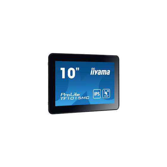 iiyama ProLite TF1015MC-B3, 25,7cm (10,1''), capacitif projeté, 10 pts, USB, Ethernet, en kit (USB), noir