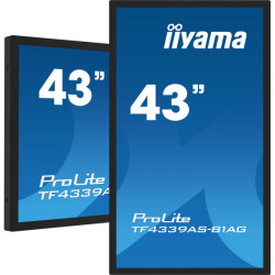 iiyama ProLite TF4339ASB1AG, capacitif projeté, 4K, USB, RS232, Ethernet, Android, en kit (USB), noir