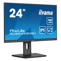 iiyama ProLite XUB2493HSU-B6, Full HD, USB, en kit (USB), noir