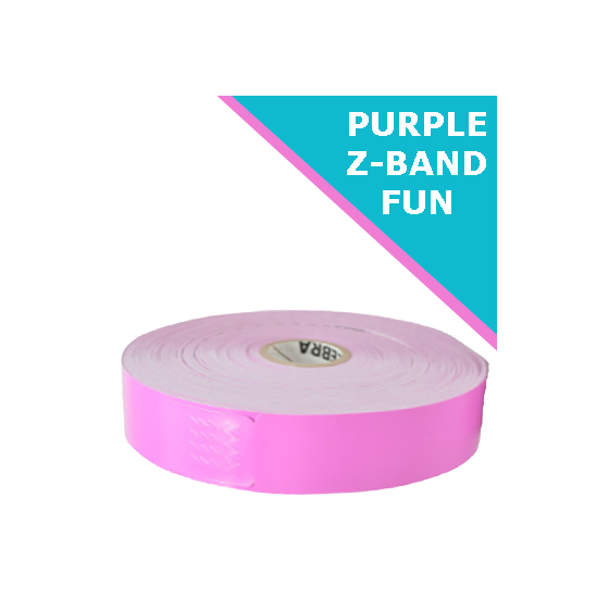 4 x rouleaux Zebra Z-Band Fun, violet