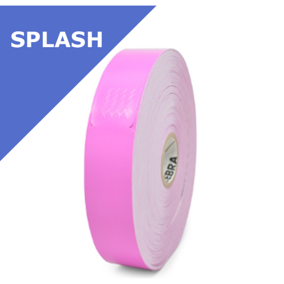 6 x cartouches Zebra Z-Band Splash, violet