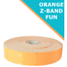 6 x cartouches Zebra Z-Band Fun, orange (350 rouleaux par cartouches)