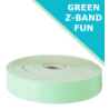 4 x rouleaux Zebra Z-Band Fun, vert (350 bracelets par rouleau)