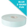 4 x rouleaux Zebra Z-Band Fun, bleu (350 bracelets par rouleau)