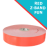 4 x rouleaux Zebra Z-Band Fun, rouge