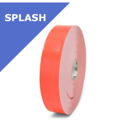 6 x cartouches Zebra Z-Band Splash, rouge (10012718-1)