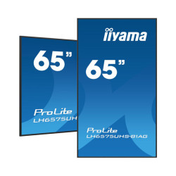 iiyama ProLite IDS, 24/7, 164cm (64,6''), 4K, USB, RS232, Ethernet, Android, en kit (RS232), noir