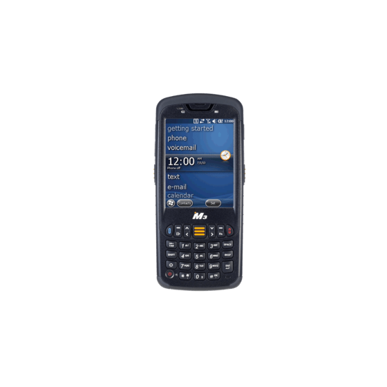 M3 Mobile BK10, 1D, LR, 8,9 cm (3,5''), QWERTY, GPS, USB, BT, WiFi