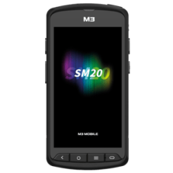 M3 Mobile SM20x, 2D, SE4710, USB, BT (5.1), WiFi, 4G, NFC, GPS, écran, GMS, RB, noir, Android