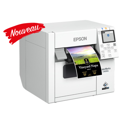 Modèle ColorWorks Epson C4000 , Imprimante étiquettes couleur