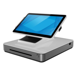 Elo PayPoint Plus, 39,6 cm (15,6''), capacitif projeté, SSD, LCM, Scanner, Win. 10, blanc