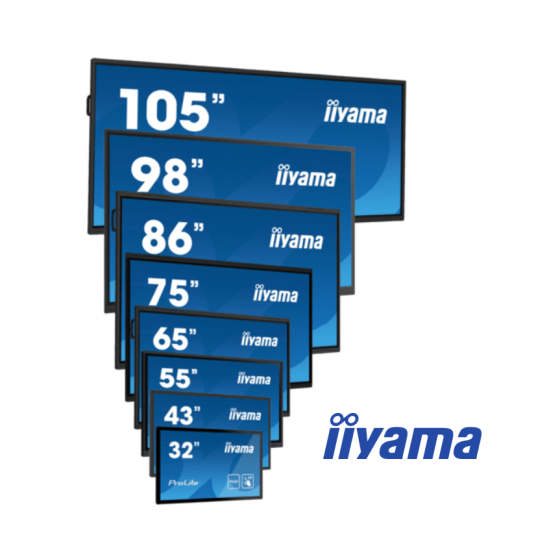 Modèles iiyama ProLite IDS, Écrans tactiles de 10'' à 105''