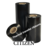 Citizen, ruban transfert thermique, cire/résine, 150 mm, 4 rouleau/boîte