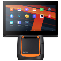 Sunmi T2s, 39,6 cm (15,6''), Android, noir, orange