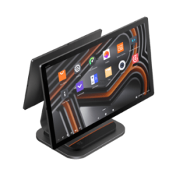 SUNMI T3 PRO, NFC, 39,6 cm (15,6''), Full HD, USB, USB-C, BT (BLE), Ethernet, WiFi, noir, orange