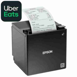 Epson TM-m30III, USB, USB-C, BT, Ethernet, WiFi, câble EU, agréé Uber Eats, noir