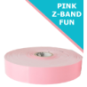 6 x cartouches Zebra Z-Band Fun, rose (350 rouleaux par cartouches)