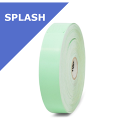 6 x cartouches Zebra Z-Band Splash, verte (350  bracelets par rouleau)