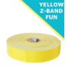 4 x rouleaux Zebra Z-Band Fun, Jaune