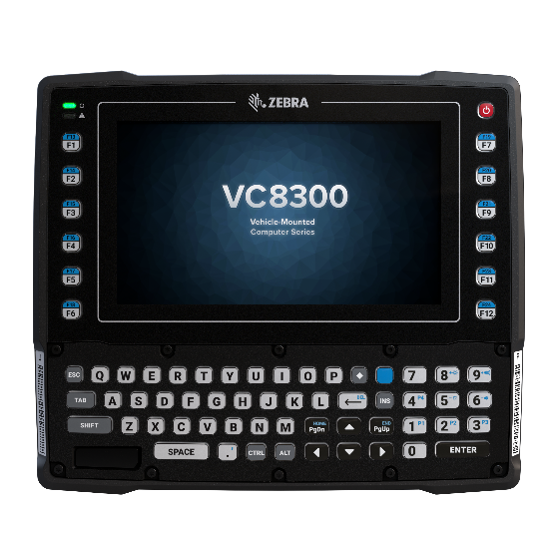 Modèle Zebra VC8300, nouveau terminal embarqué