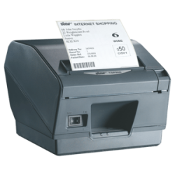 Star TSP847II, AirPrint, 8 pts/mm (203 dpi), massicot, gris foncé