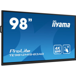 iiyama ProLite IDS, 24/7, 247.7 cm (98''), PureTouch-IR, 4K, USB, USB-C, RS232, Ethernet, WiFi, en kit (USB), noir