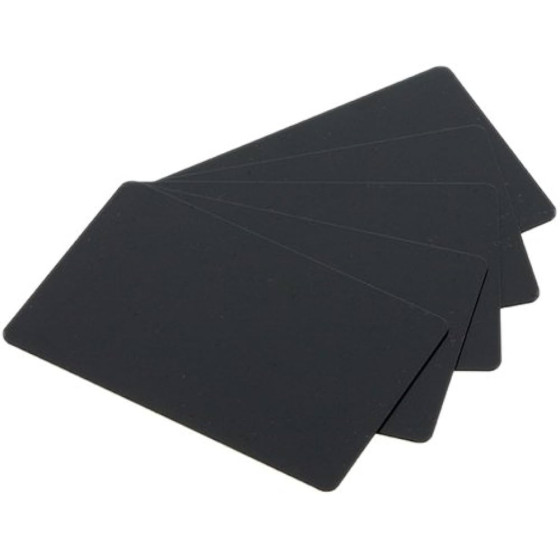 500 x Evolis Carte PVC-U noire (C8001)