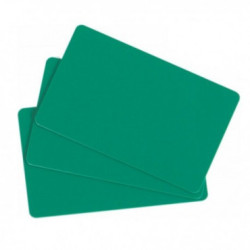 100 x Evolis Carte plastique Vert (C4401)